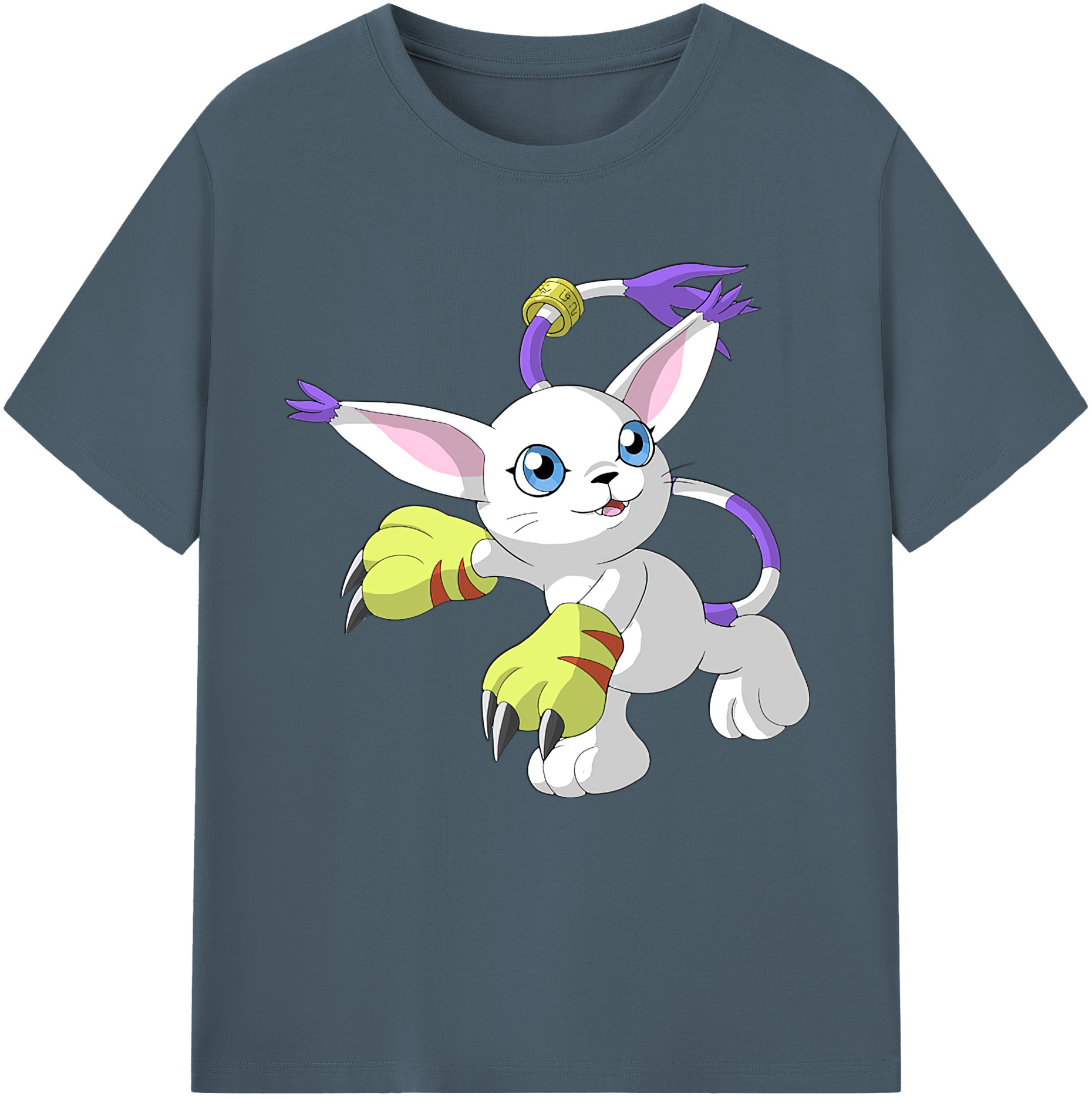 （画像用） Digimon デジタルモンスター/デジモン 綿100％半袖Tシャツ（フロントプリント）